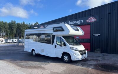 Sålda husbilar och husvagnar 10 Hobby-SIESTA A 70 GM DE LUXE *Tvärbädd *6 bältade platse-(2018)