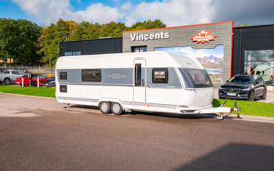 Sålda husbilar och husvagnar 10 Hobby-650 KFU PRESTIGE *Mover *AC *Lufttält *3-våningssäng-(2017)