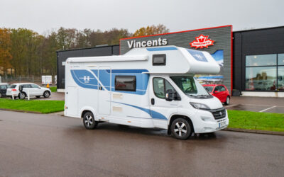 Sålda husbilar och husvagnar 22 Hobby-Siesta A 65 GM *Barnkammare *Solcell *3500kg-(2016)