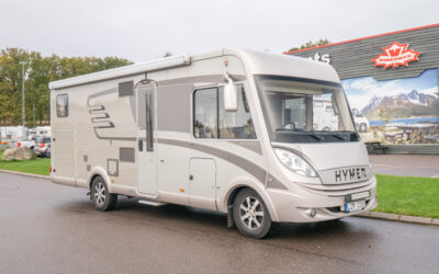Sålda husbilar och husvagnar 18 Hymer-B 678 ED-S *Långbäddar *ALDE *Solcell-(2013)