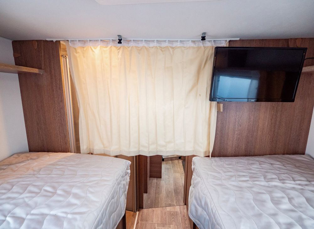 Dethleffs-TREND T 7057 *Långbäddar *Solcell-(2016)