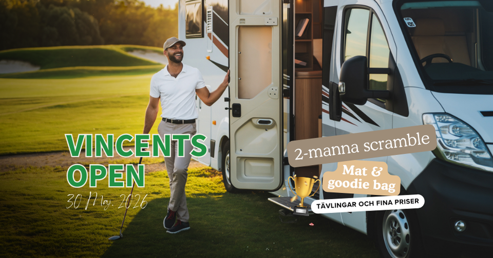 Anmälan till Vincents Open 2026 är öppen!