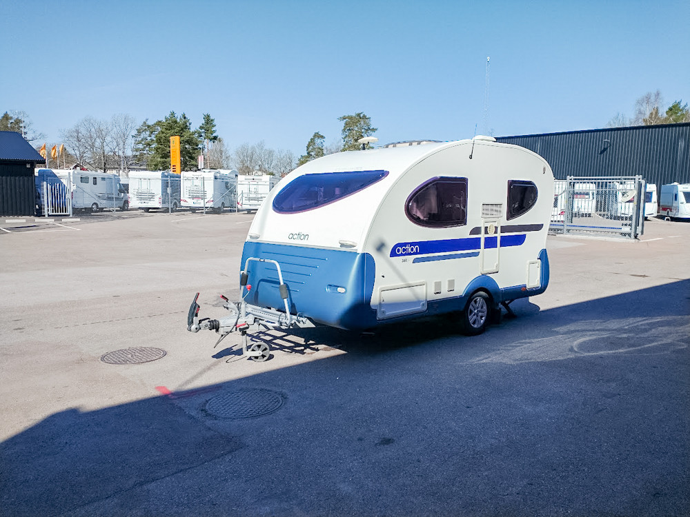 Adria-ACTION 361LH *Cykelställ dragbalk *LED-belysning-(2014)-3137535