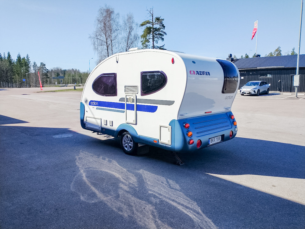 Adria-ACTION 361LH *Cykelställ dragbalk *LED-belysning-(2014)-3137536