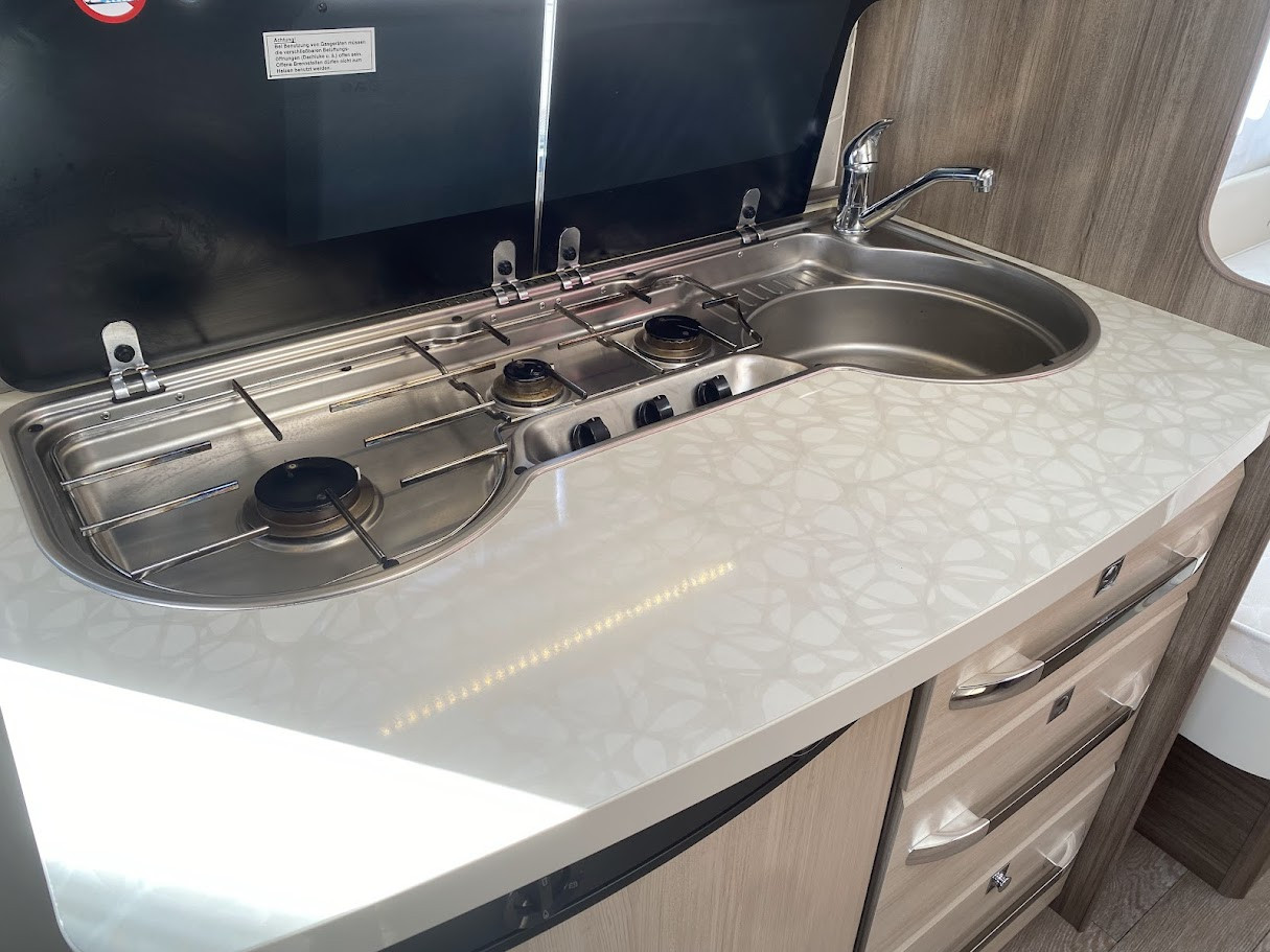 Hobby-460 LU DE LUXE *Långbäddar *Golvvärme *Förtält-(2016)-3157027