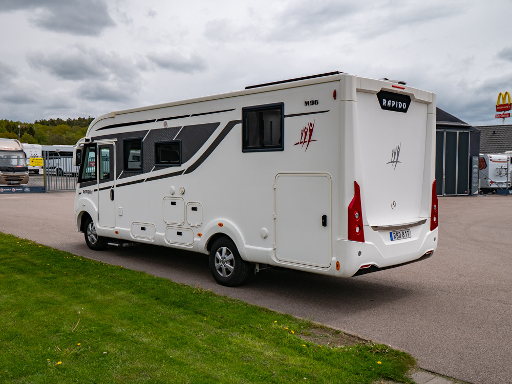 Rapido-M96 *Mercedes *Queenbed *Solcell *Lithiumbatteri-(2023)-3182245