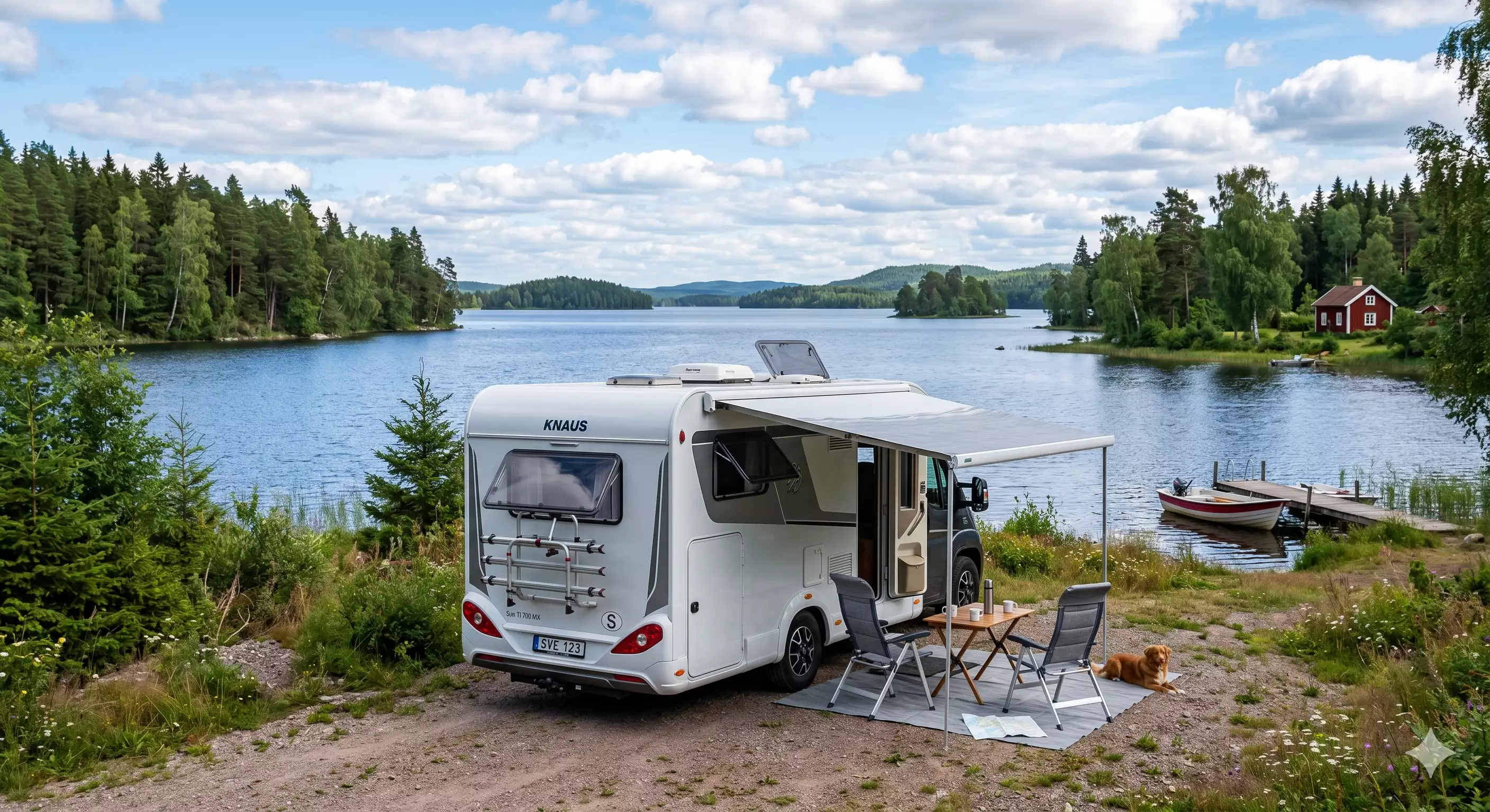 Husbilsresa i sverige med svensk miljö och natur