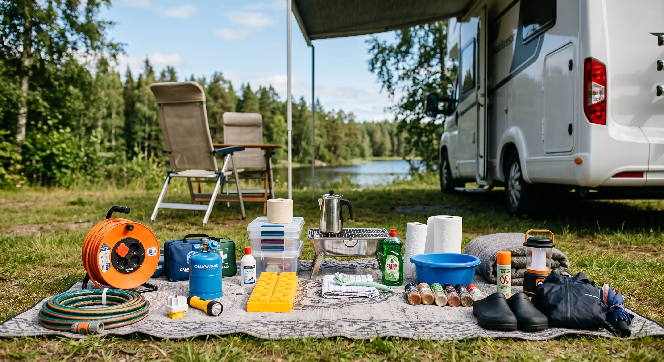 Tillbehör du måste ha med dig när du ska ut på resa med husbilen eller husvagnen?
