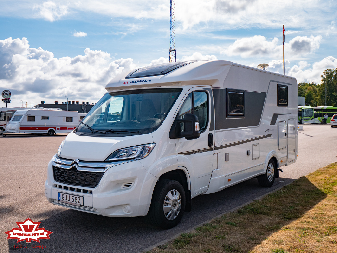 Adria-COMPACT SL *Långbädd *Solcell *B-körkort-(2020)