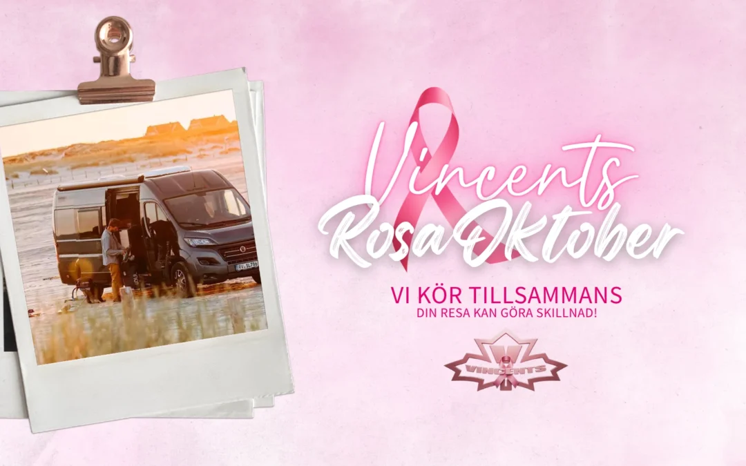 Vincents satsar på Rosa Oktober – skänker pengar för varje sålt fordon